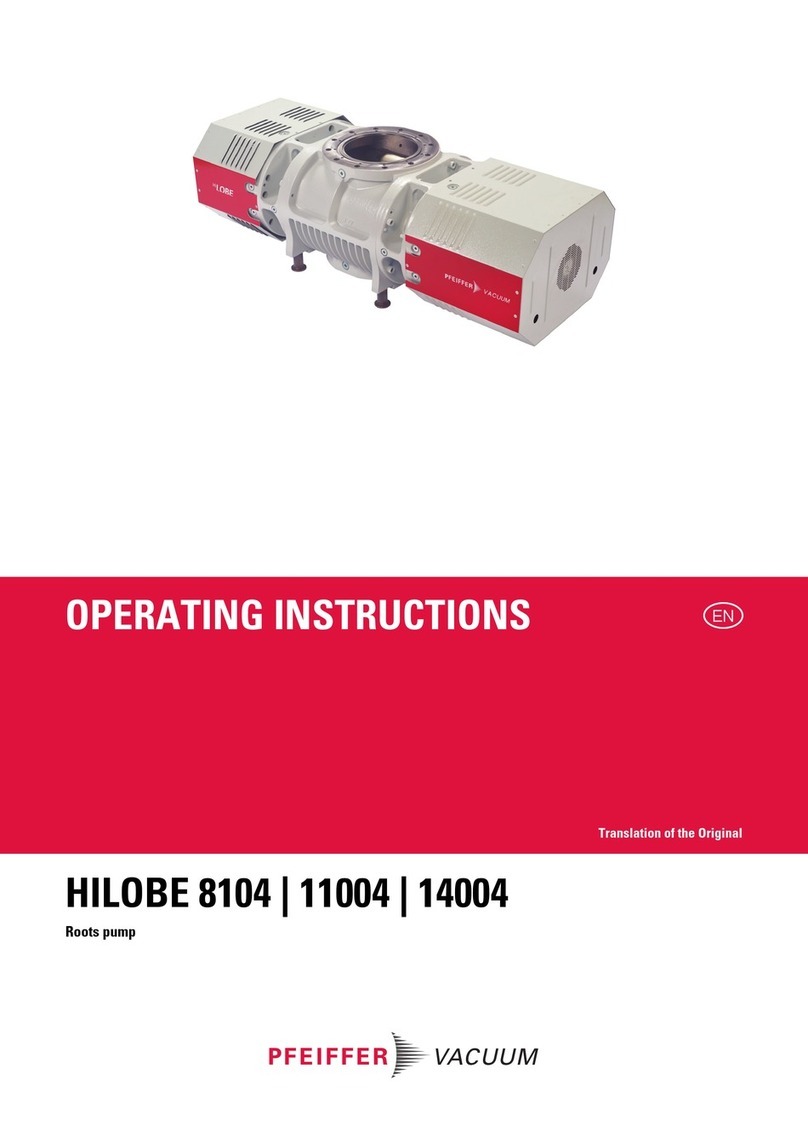 Pfeiffer Vacuum HILOBE 8104 operating instructions