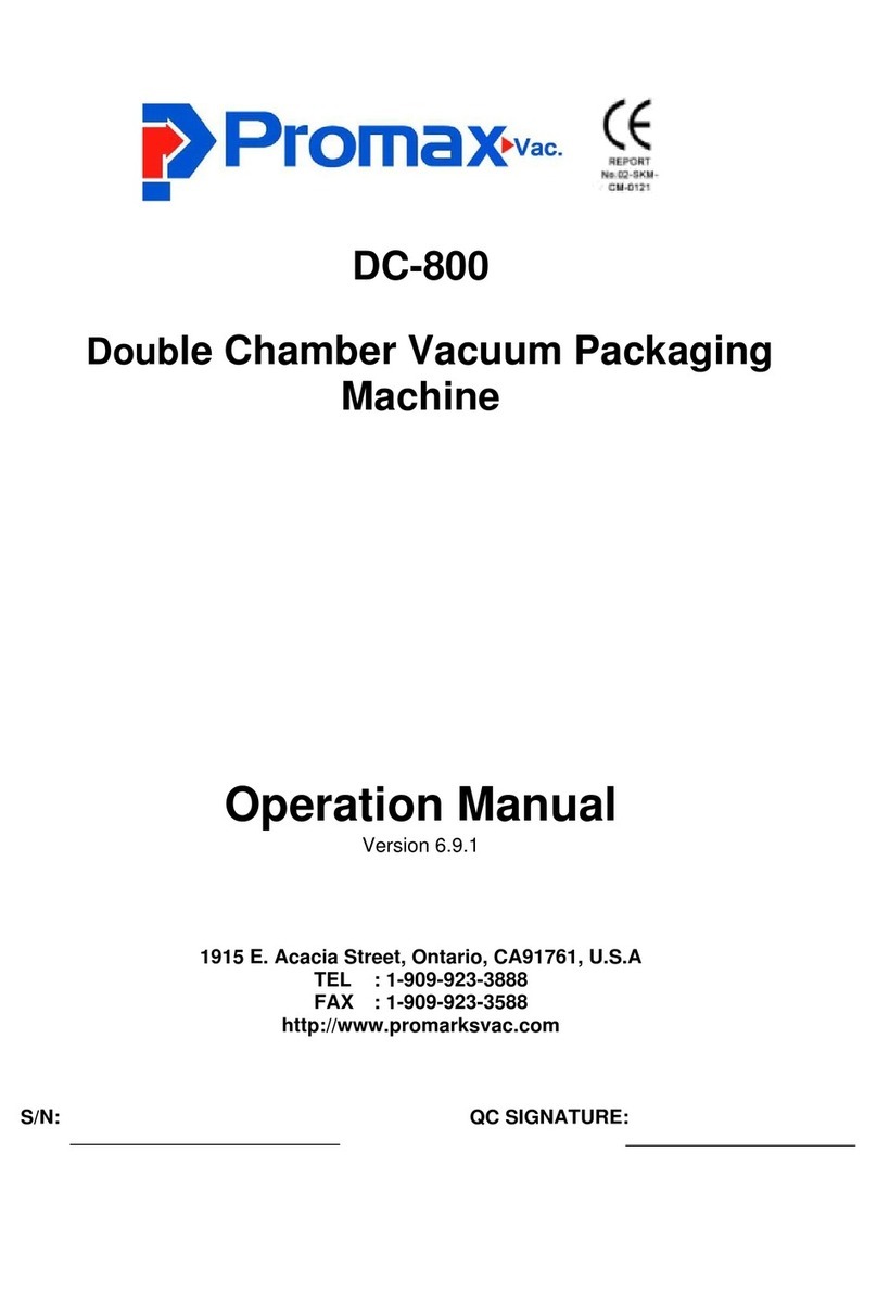 Promax DC-800 User manual
