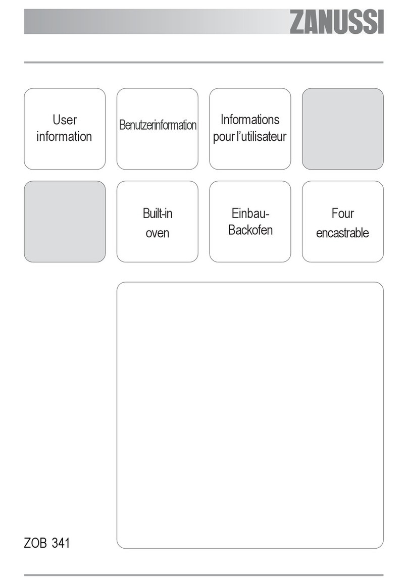 Zanussi ZOB 341 User information