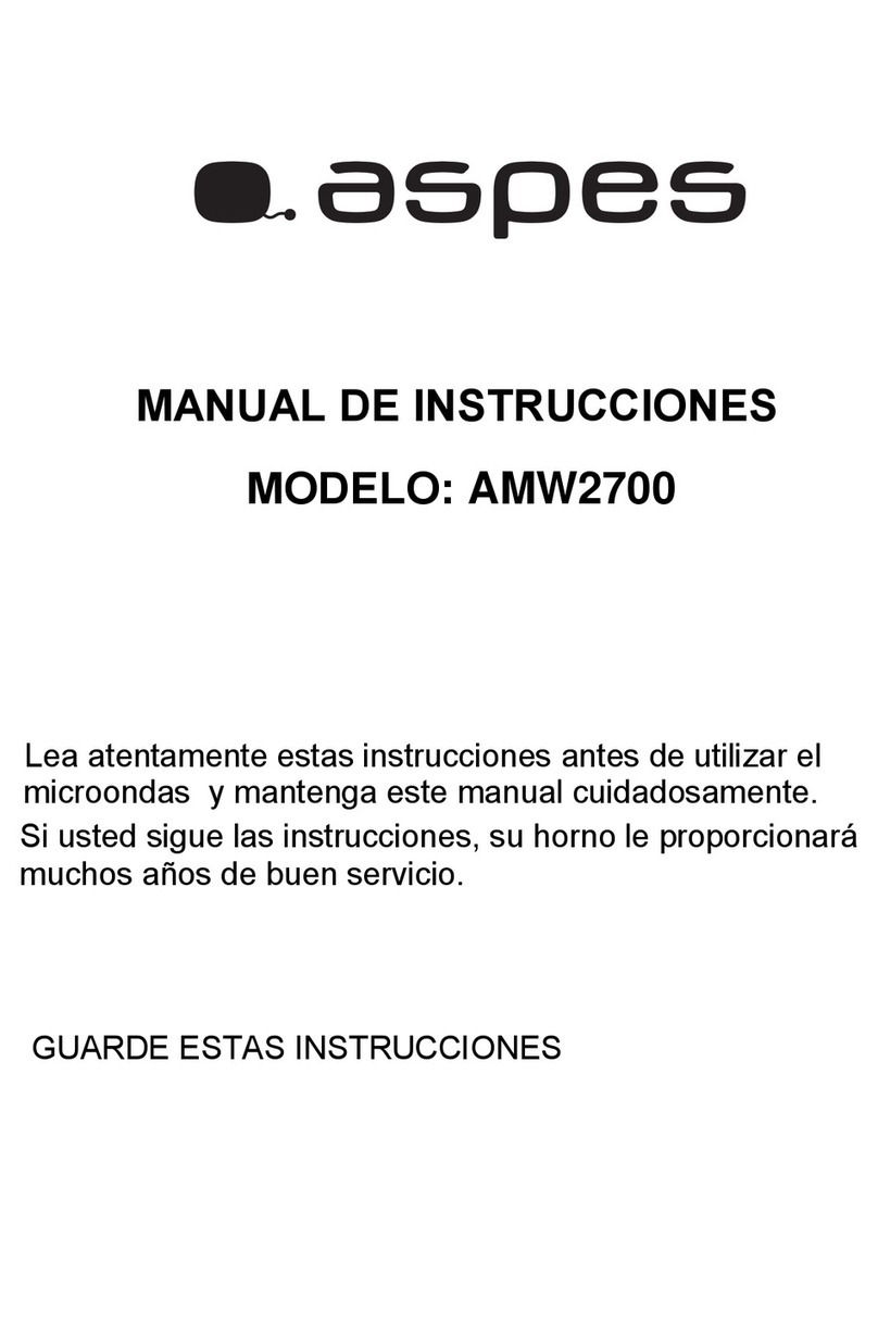 Aspes AMW2700 instruction manual