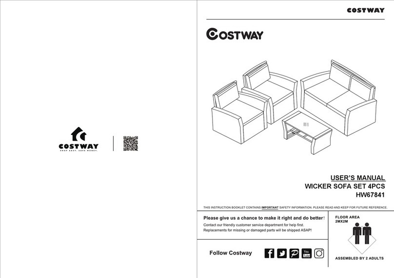 Costway HW67841 user manual Costway HW67841 user manual