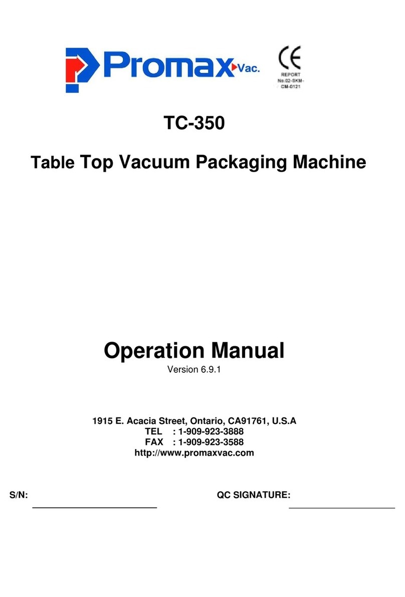 Promax TC-350 Operation manual