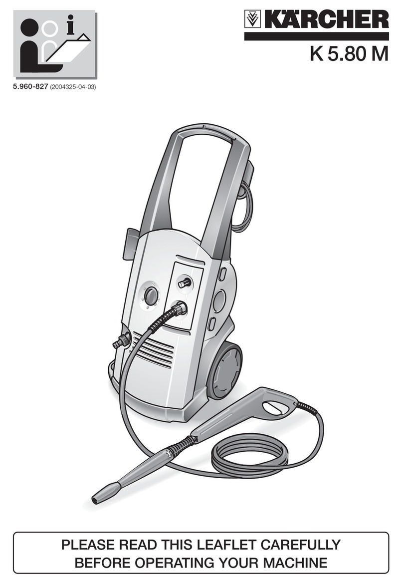 Kärcher K 5.80 User manual