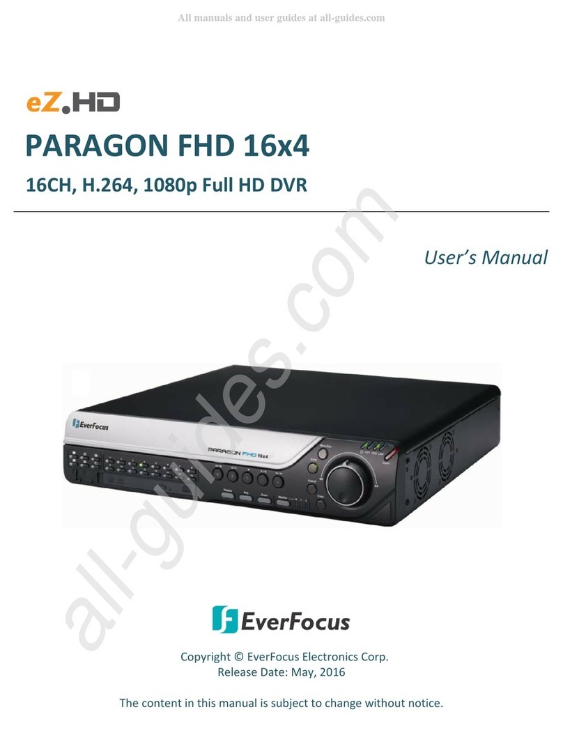 EverFocus eZ.HD PARAGON FD 16x4 user manual