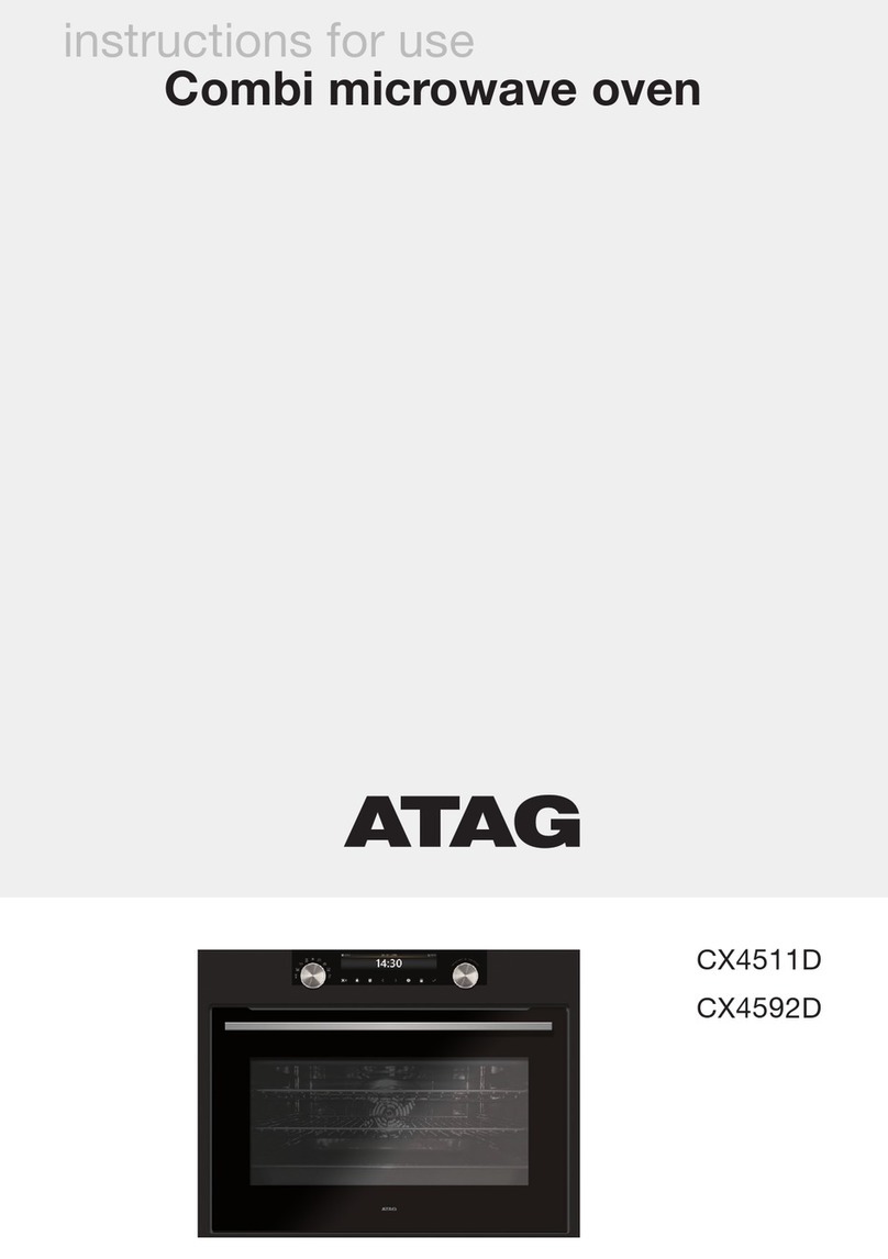 Atag CX4511D User manual