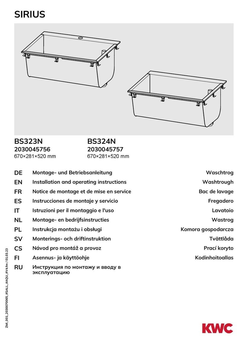 KWC SIRIUS BS323N User manual KWC SIRIUS BS323N User manual