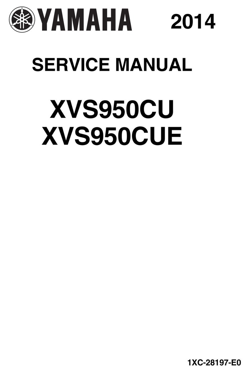 Yamaha XVS950CU 2014 Service manual