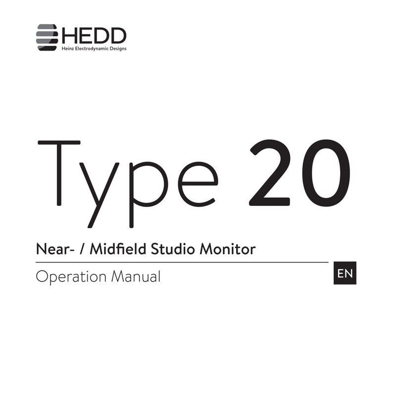 HEDD Type 20 Operation manual