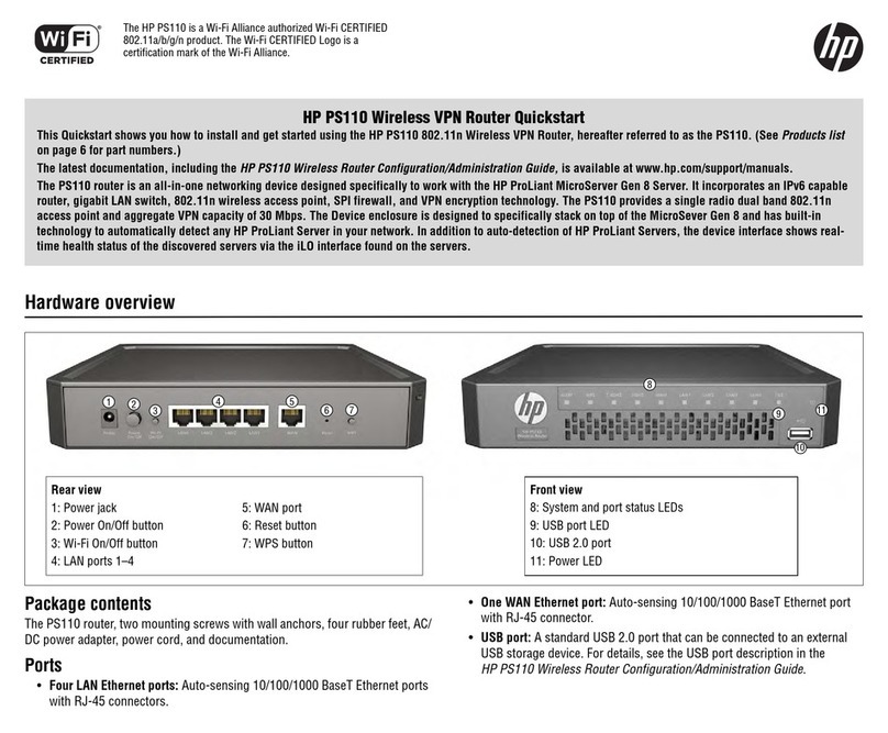 HP PS110 User manual