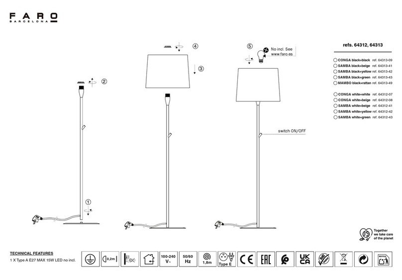 Faro Barcelona CONGA User manual