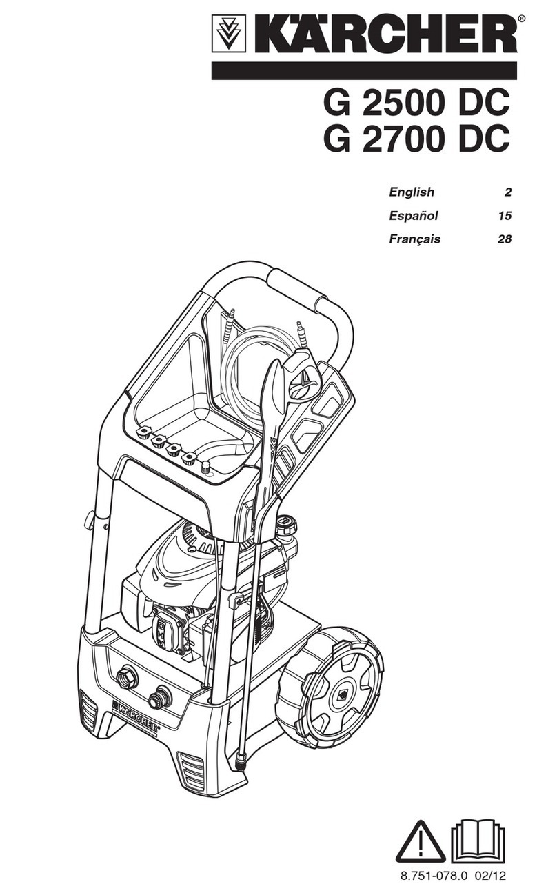 Kärcher G 2500 DC User manual