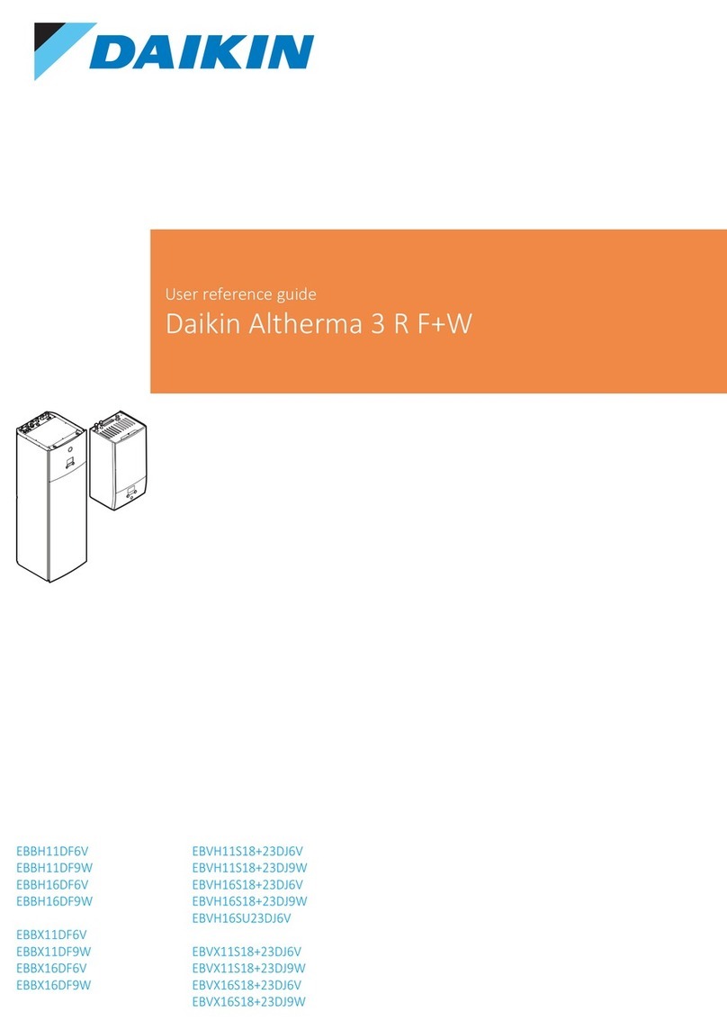 Daikin Altherma EBBH11DF9W User reference guide