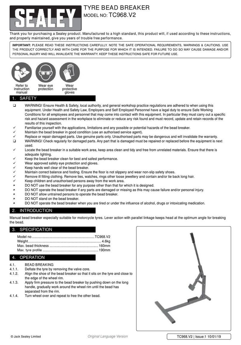 Sealey TC968.V2 User manual
