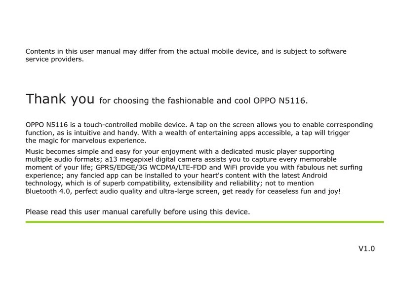 Oppo N5116 User manual