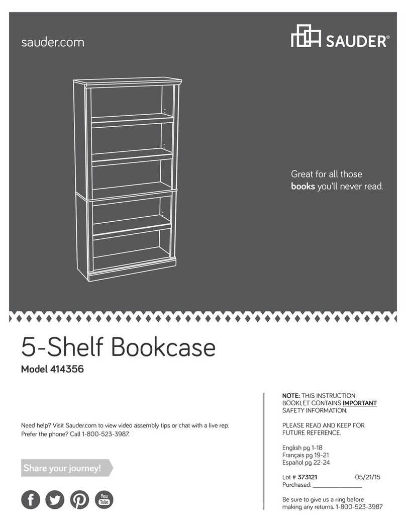 Sauder 414356 User manual