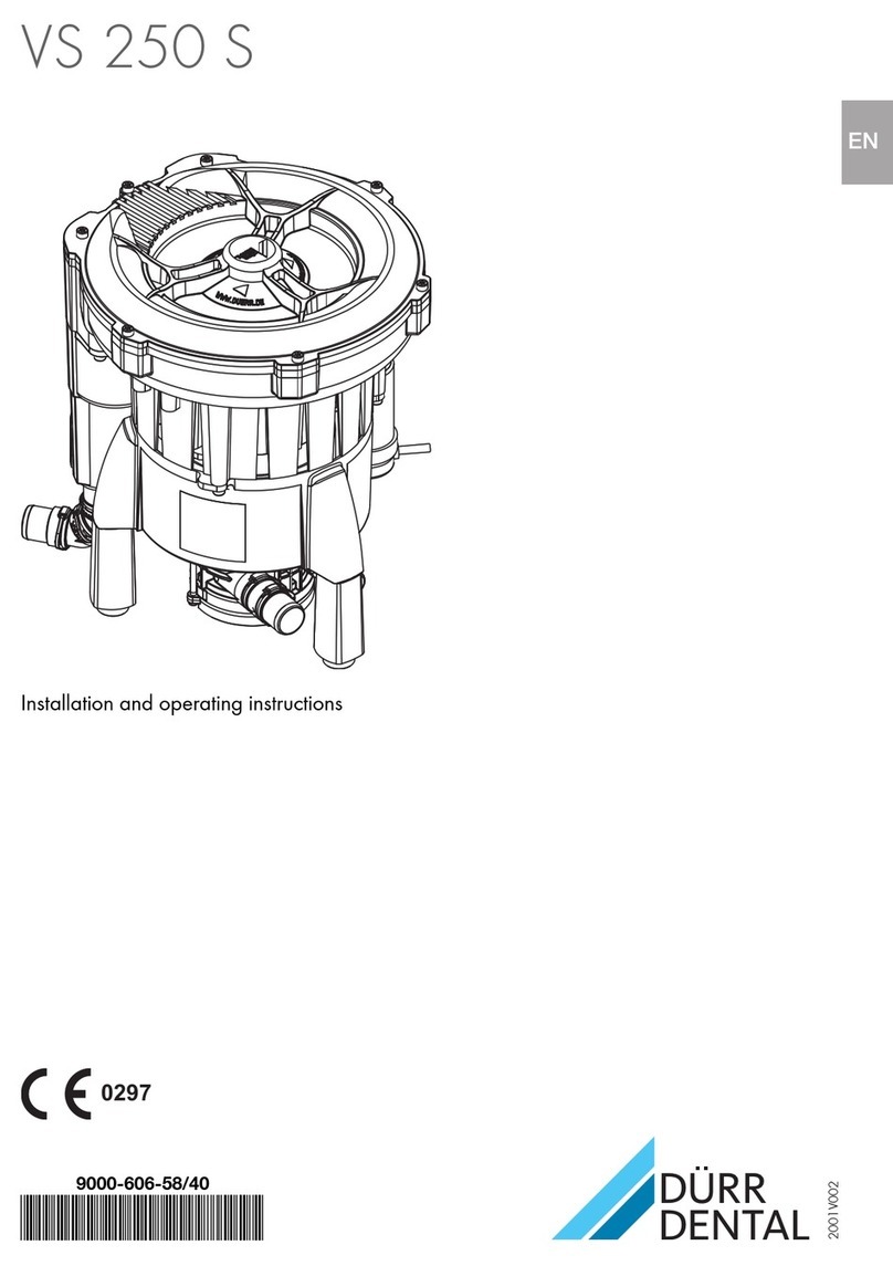 Durr Dental VS 250 S User manual Durr Dental VS 250 S User manual