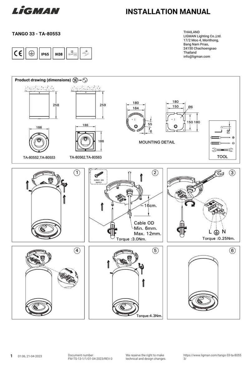 LIGMAN TA-80553 User manual