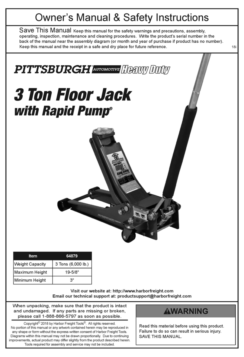 Harbor Freight Tools PITTSBURGH 64879 Owner's manual & safety instructions