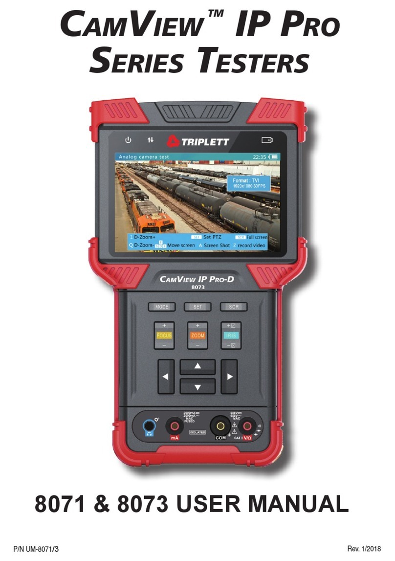 Triplett CamView IP Pro Series User manual
