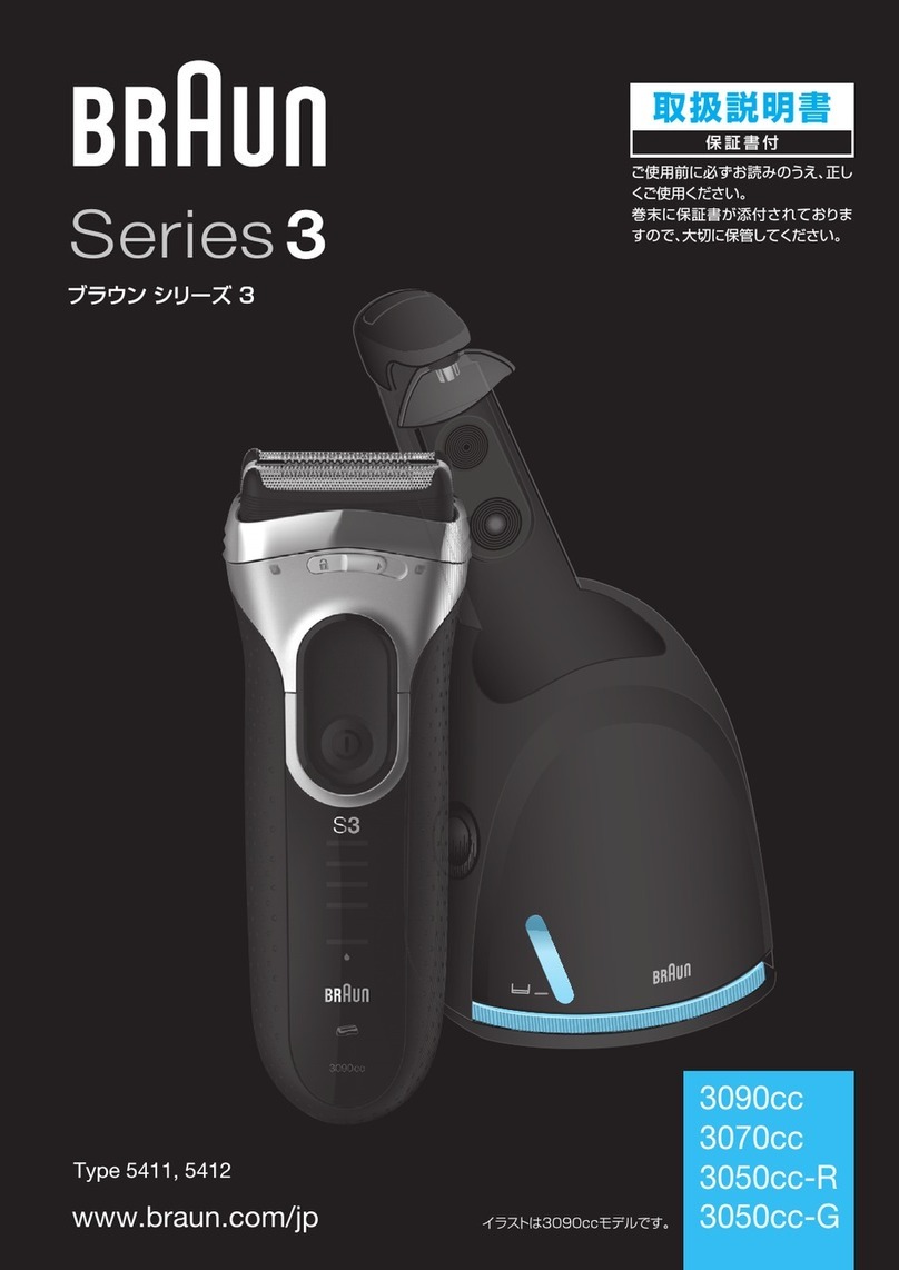 Braun 3050cc-R User manual