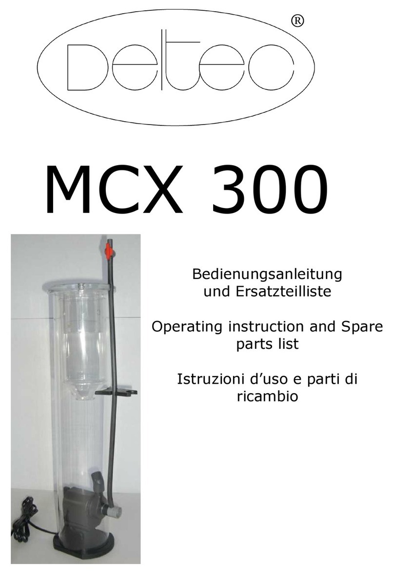 Deltec MCX 300 Operating instruction Deltec MCX 300 Operating instruction