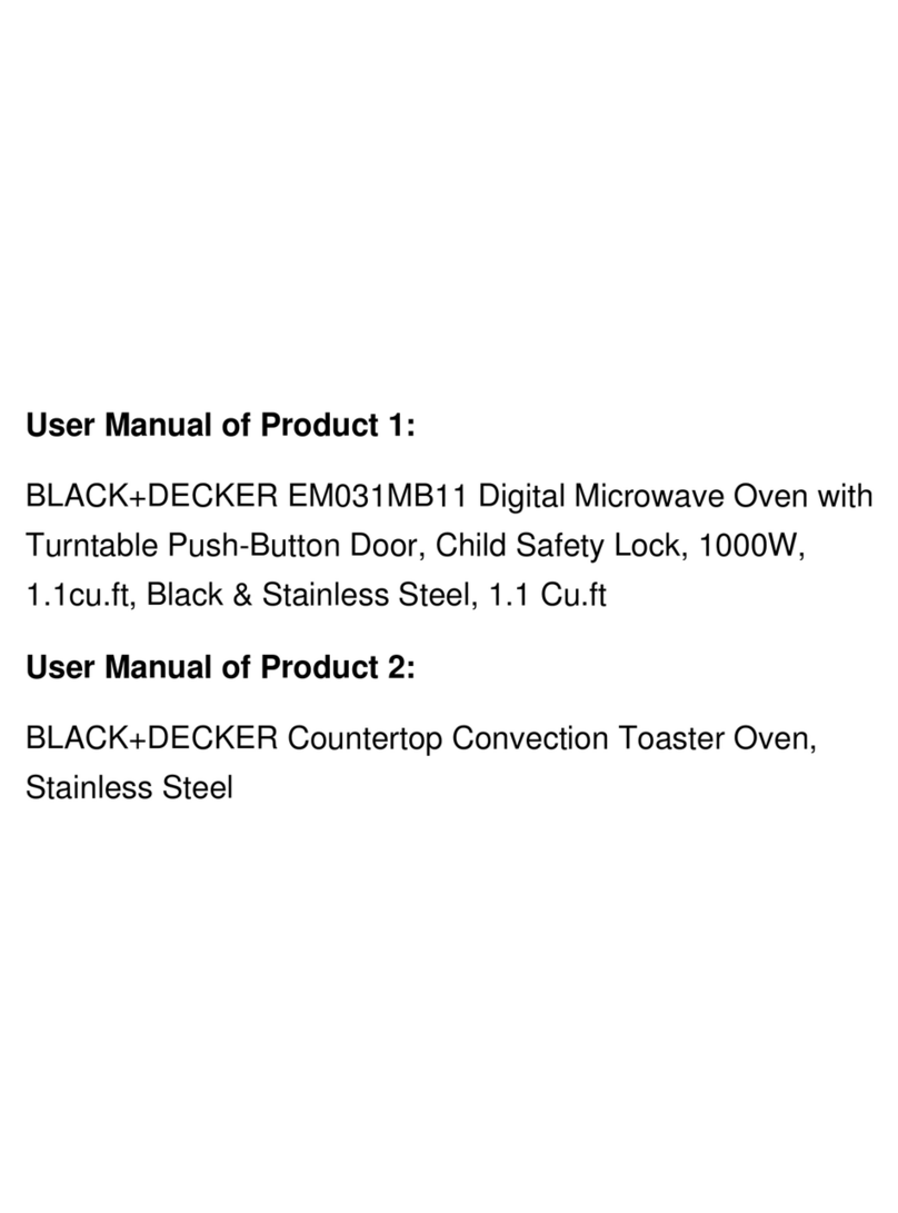 Black & Decker EM031MB11 User manual