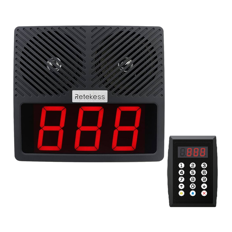 Retekess TD101 User manual