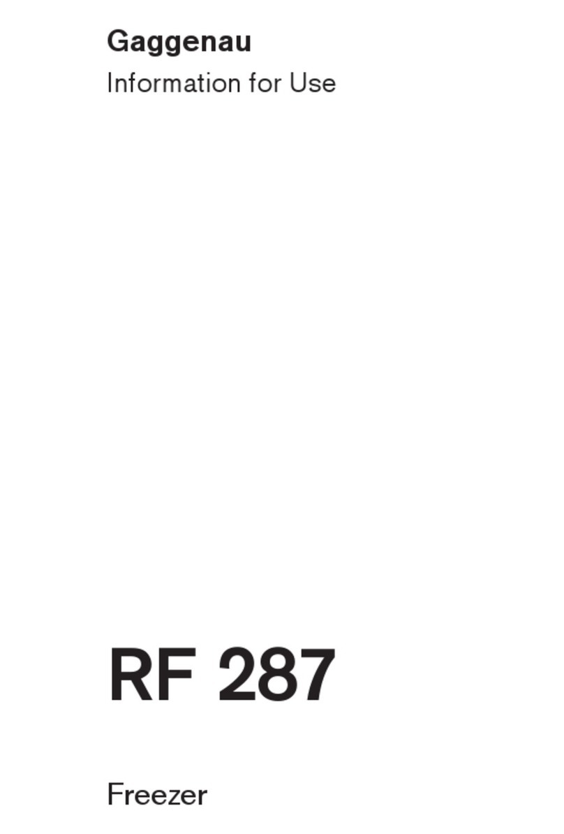 Gaggenau RF287370 Instructions for use Gaggenau RF287370 Instructions for use
