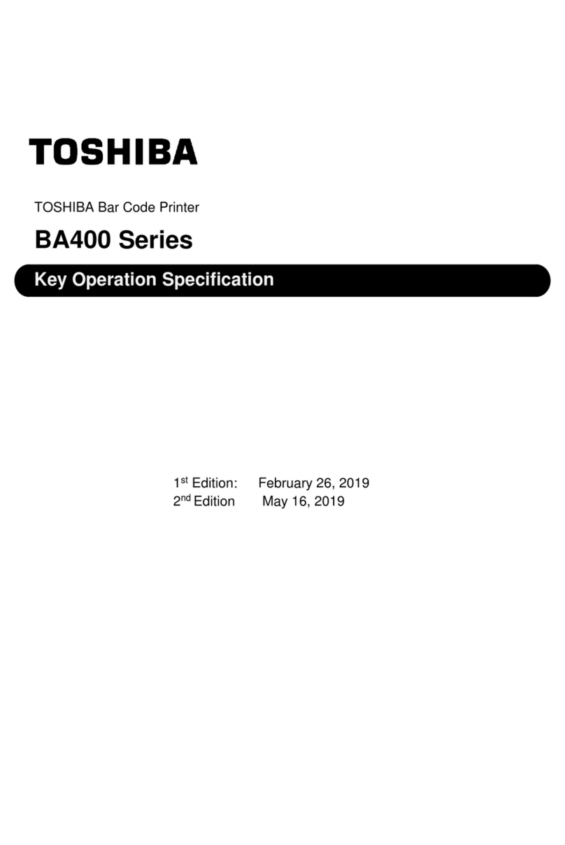 Toshiba BA400 Series User manual