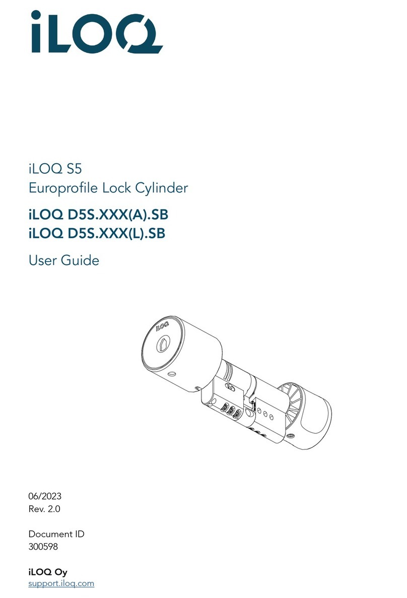 iLoq D5S SB Series User manual