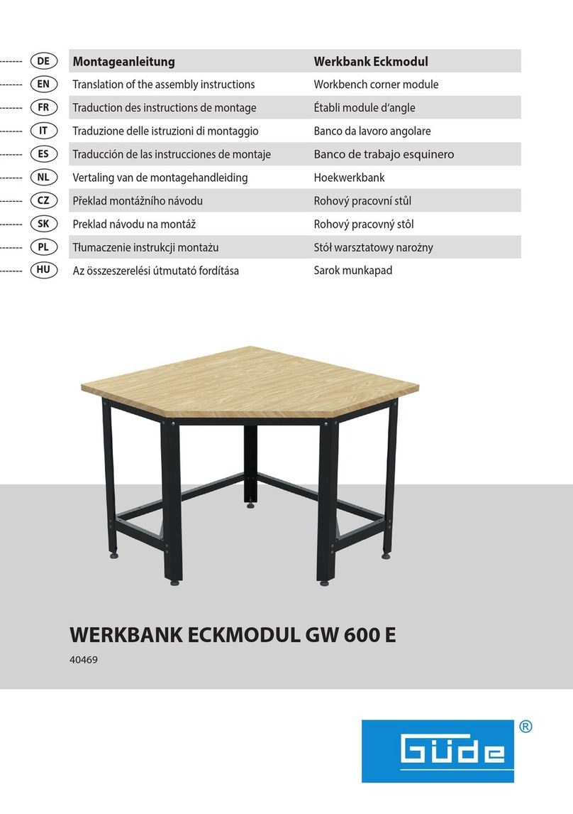GÜDE GW 600 E Assembly instructions GÜDE GW 600 E Assembly instructions