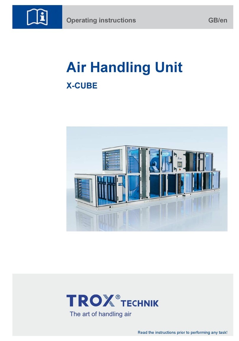 Trox Technik X-CUBE User manual