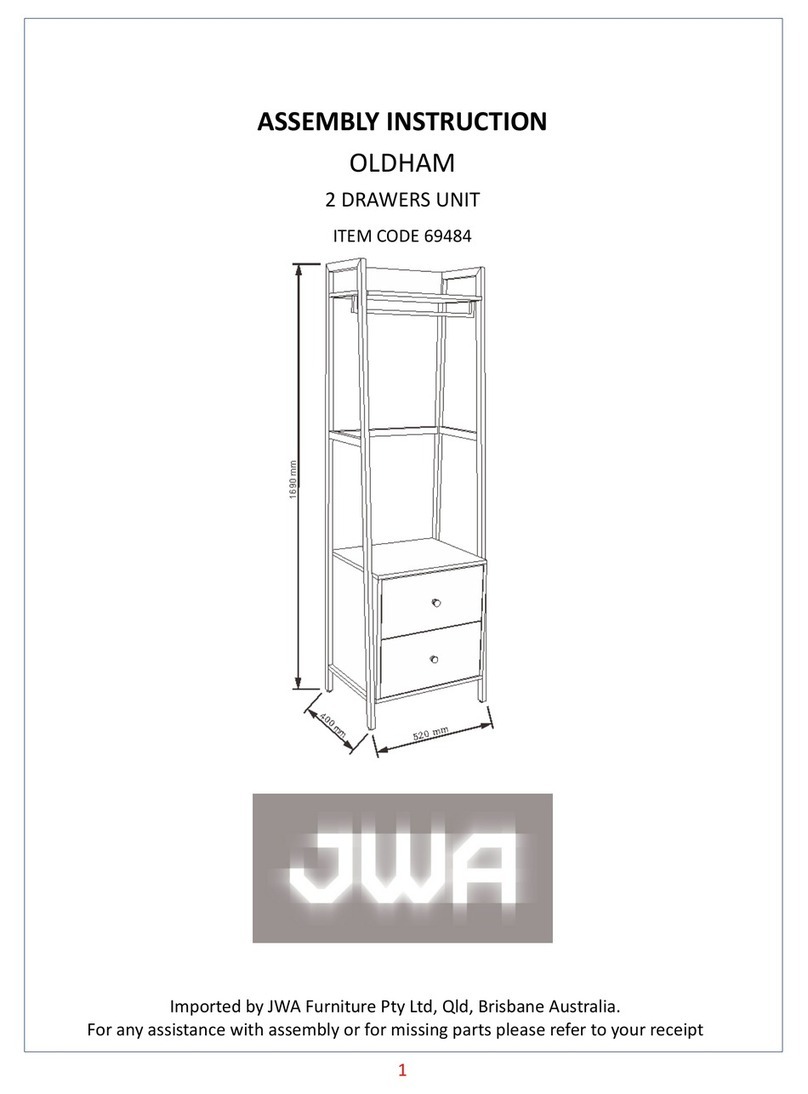 JWA OLDHAM 69484 Assembly instruction