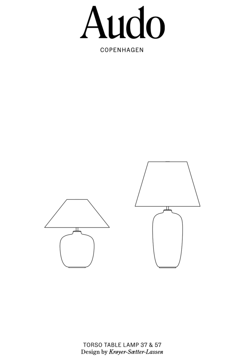 Audo TORSO TABLE LAMP 37 manual