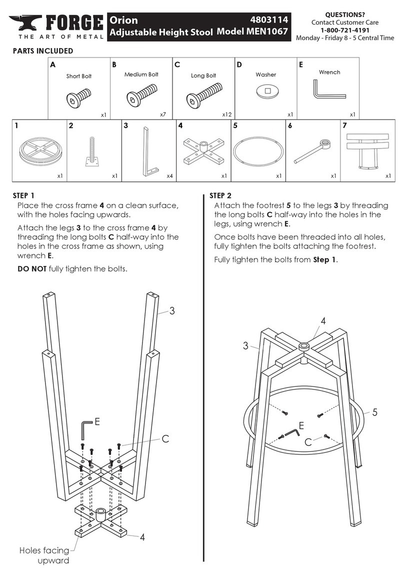 Forge Orion MEN1067 quick start guide