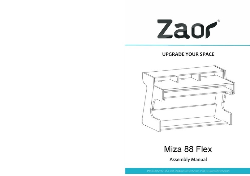 Zaor Miza 88 Flex Assembly manual Zaor Miza 88 Flex Assembly manual