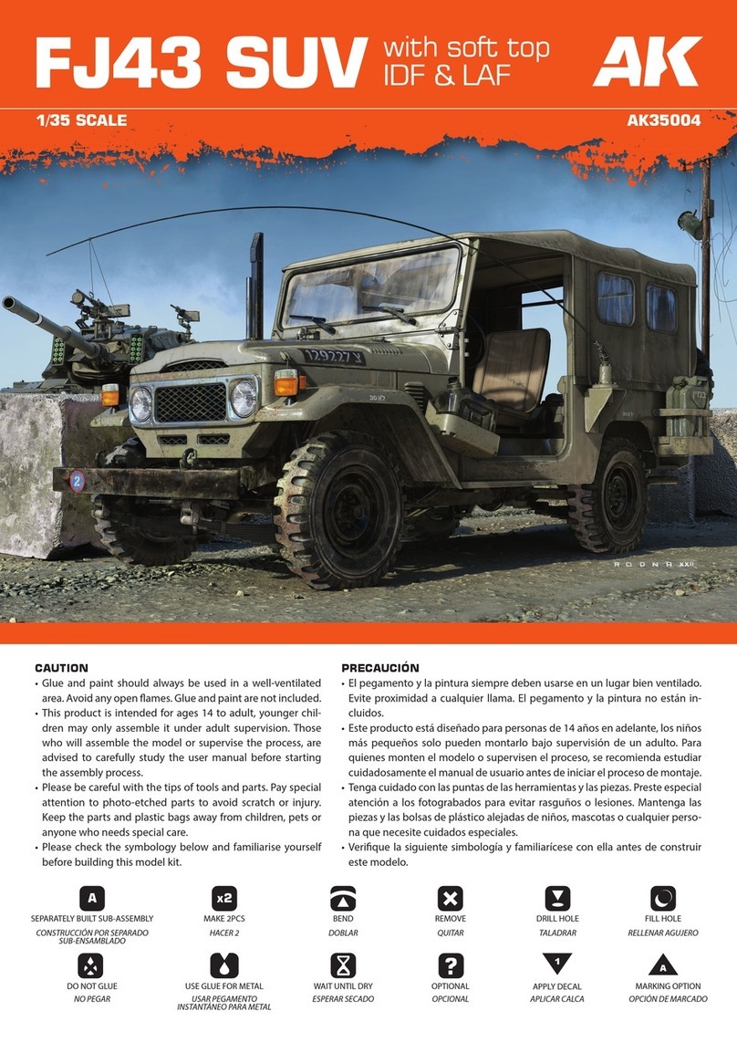 AK FJ43 SUV with soft top IDF & LAF User manual