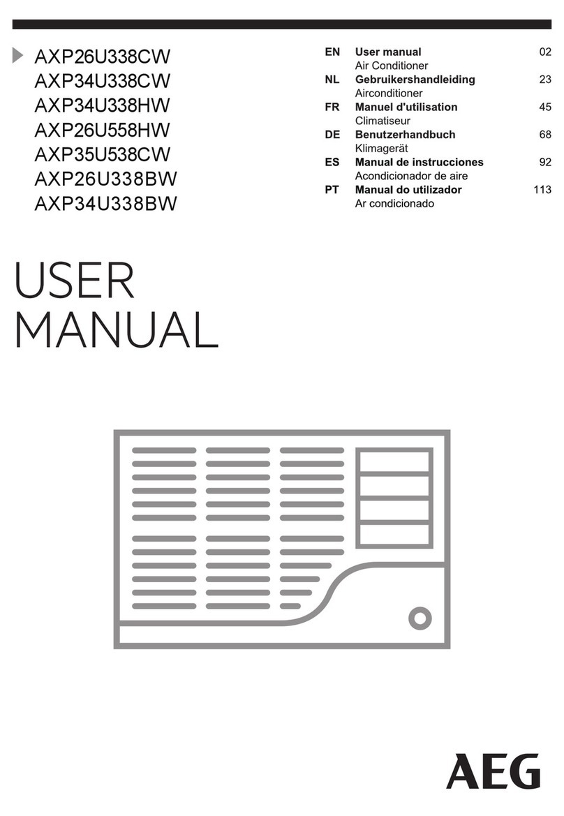 AEG AXP34U338BW User manual