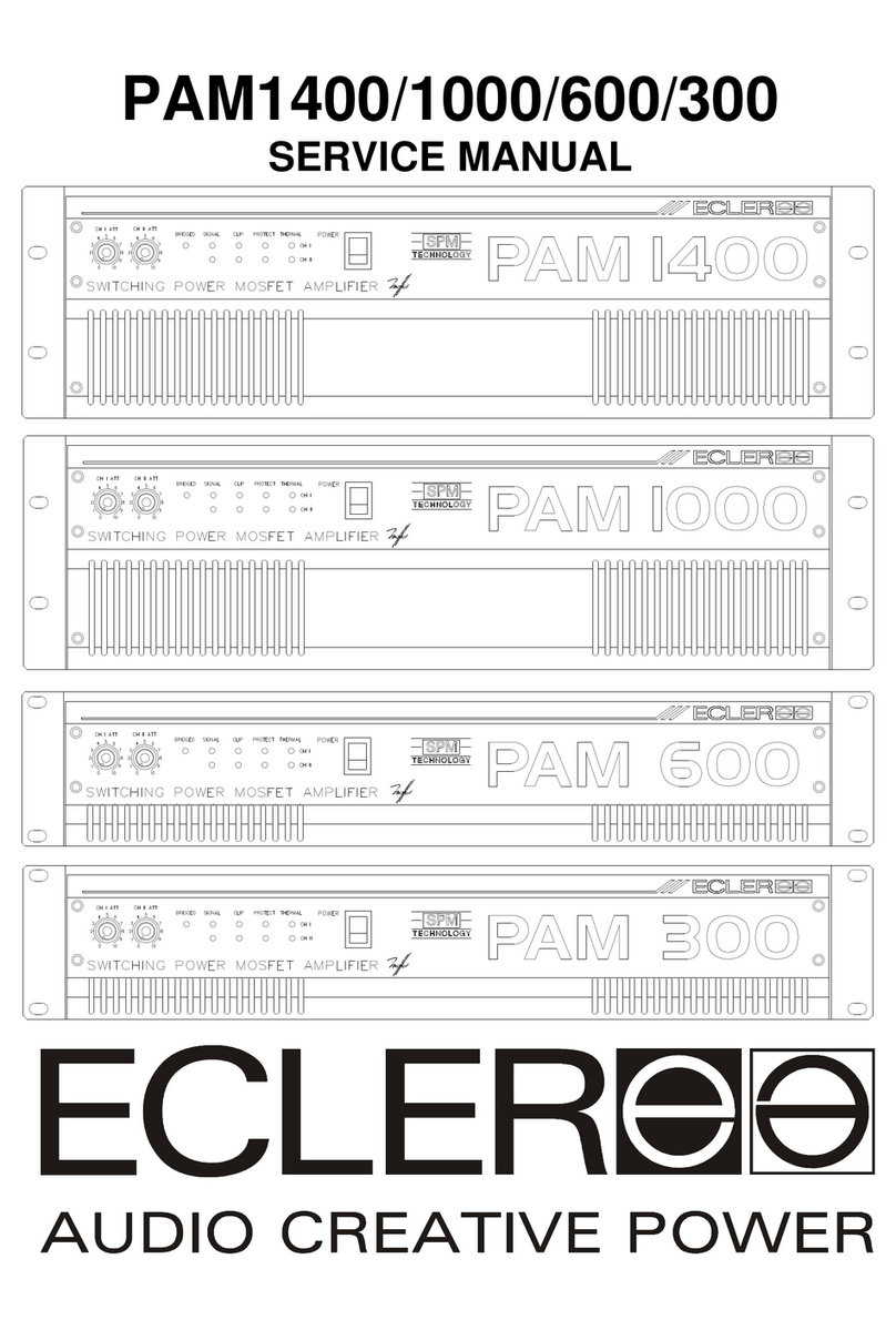 Ecleree PAM1400 Service manual