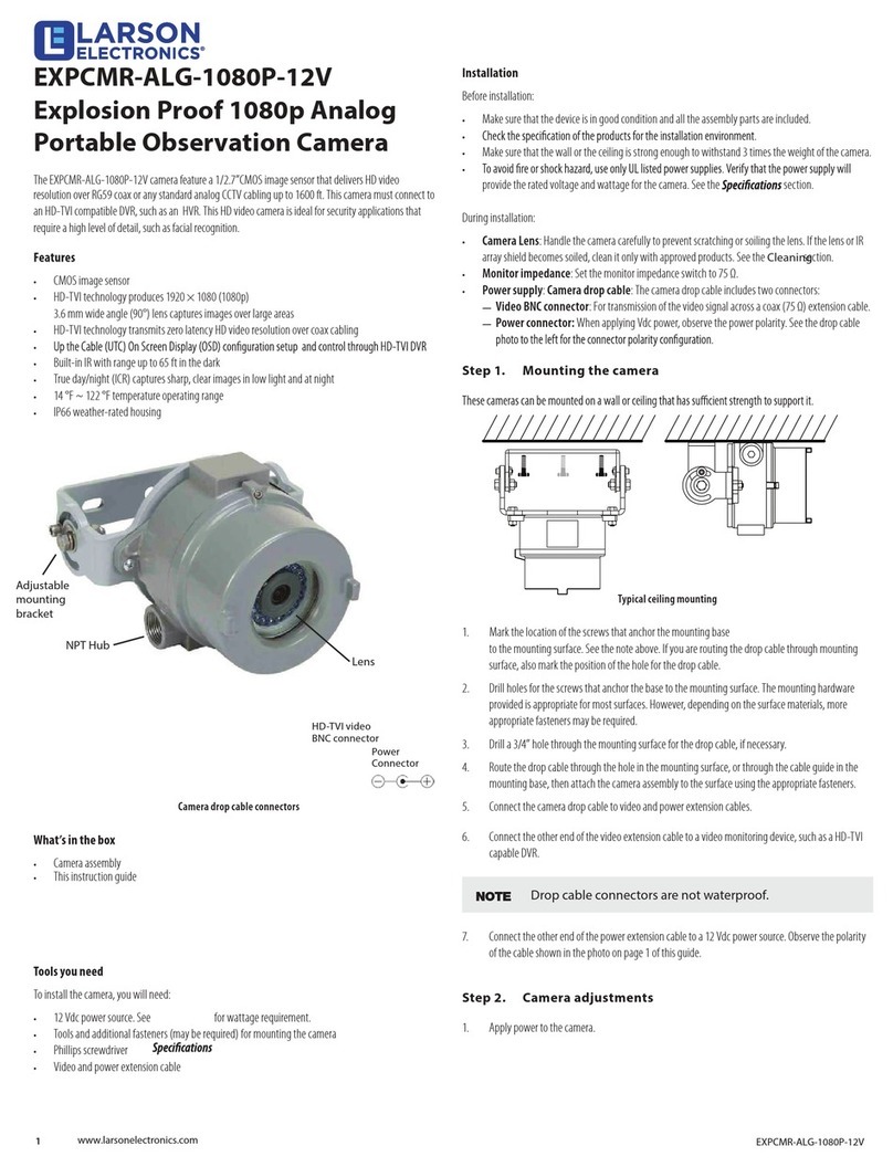 Larson Electronics EXPCMR-ALG-1080P-12V User manual