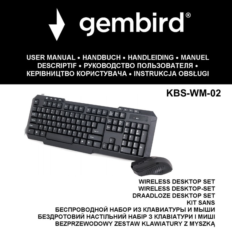 Gembird KBS-WM-02 User manual