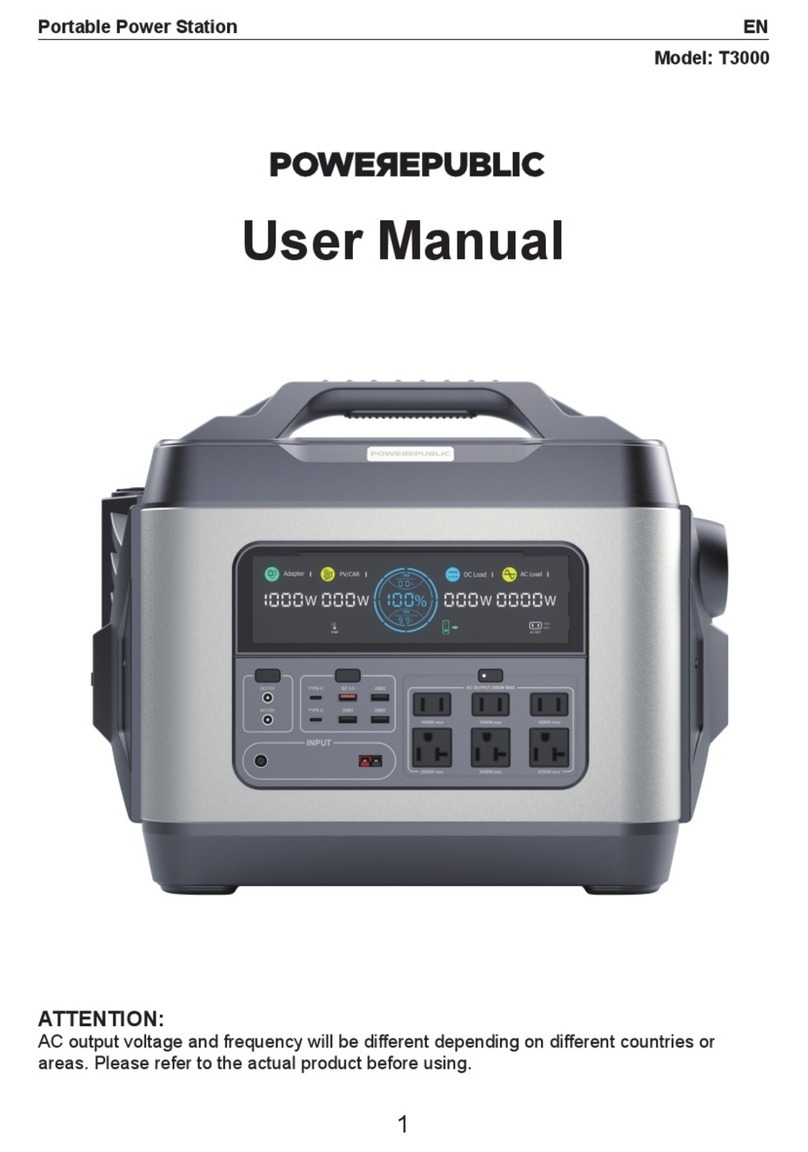 POWEREPUBLIC T3000 user manual