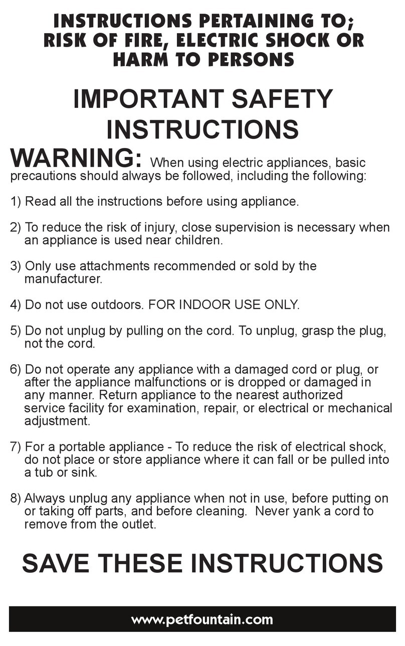 Petsafe Drinkwell 360 PWW00-13705 User manual