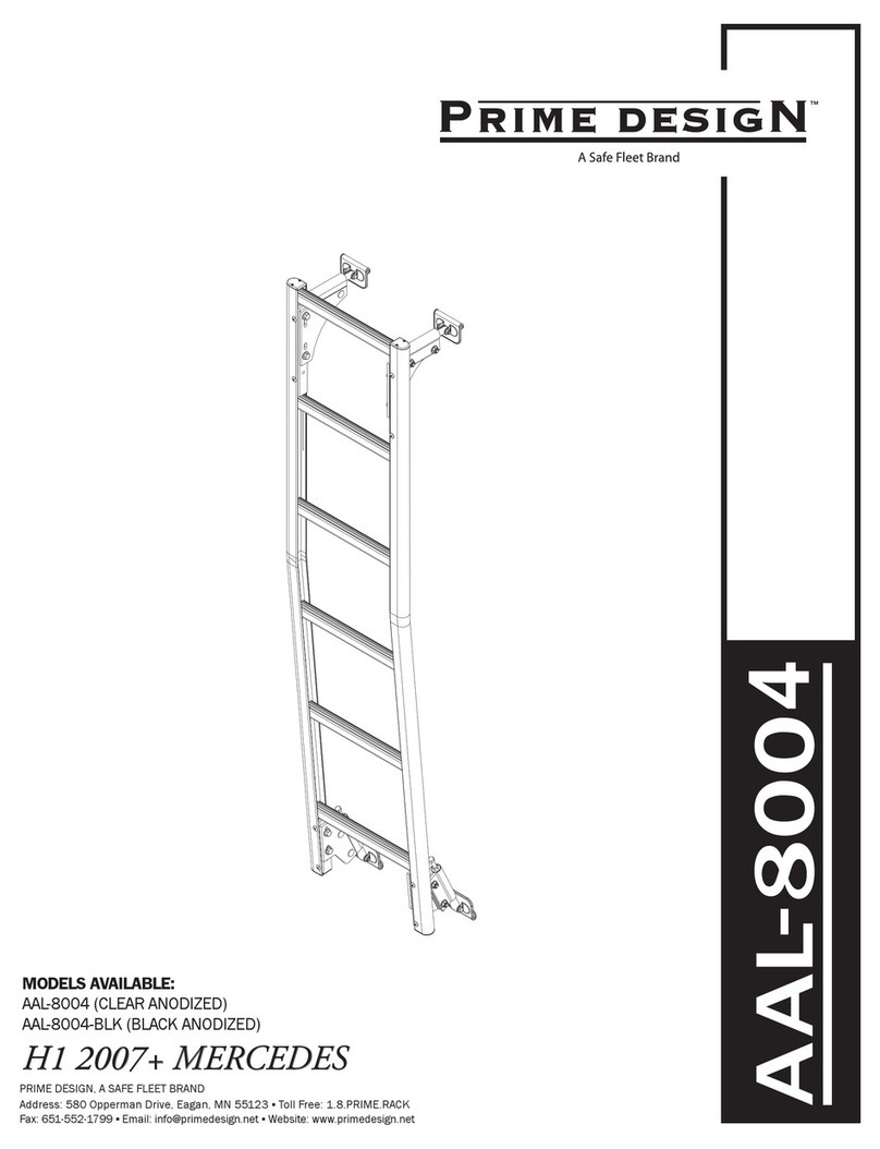 Safe Fleet PRIME DESIGN AAL-8004-BLK User manual Safe Fleet PRIME DESIGN AAL-8004-BLK User manual
