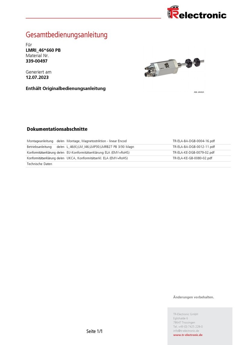 TR-Electronic LMRI-46-660 PB manual