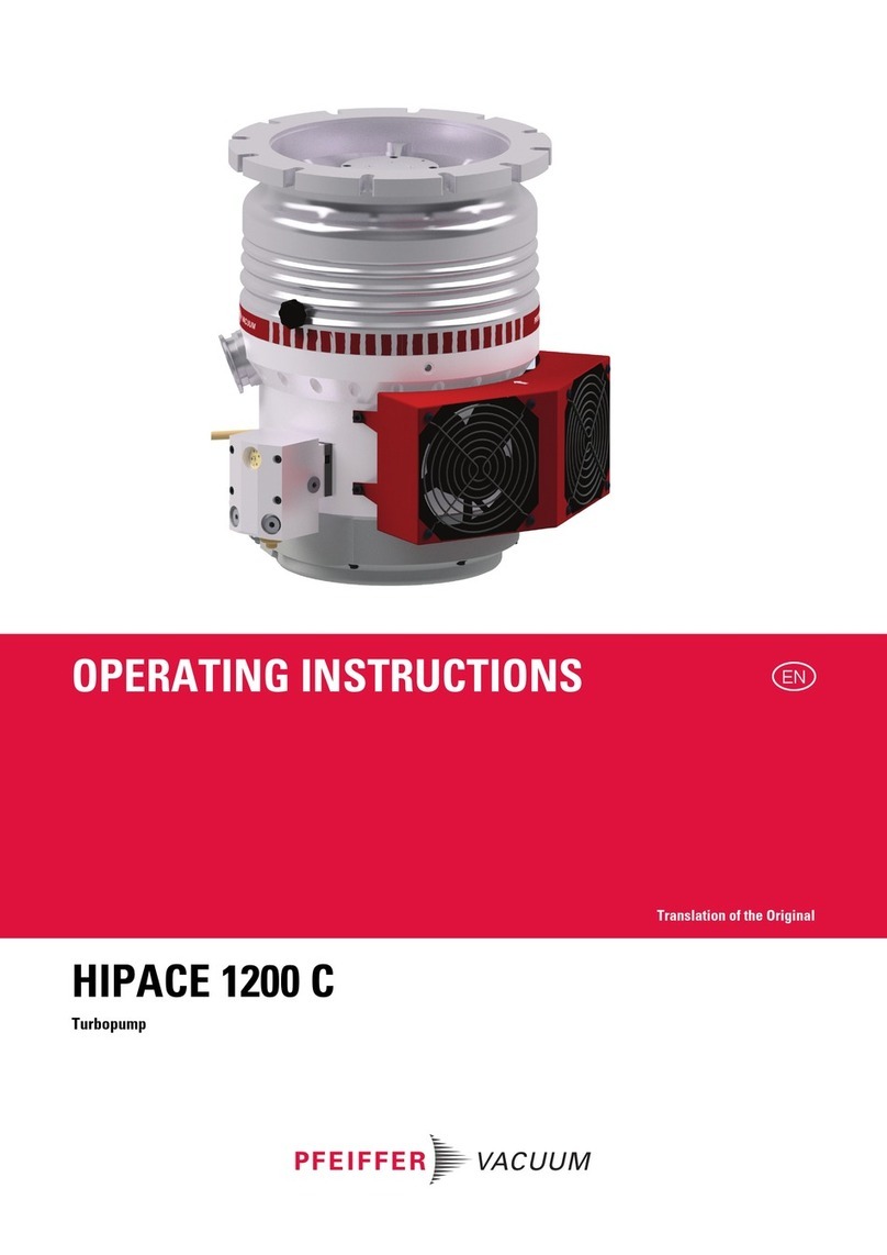Pfeiffer Vacuum HIPACE 1200 C User manual Pfeiffer Vacuum HIPACE 1200 C User manual