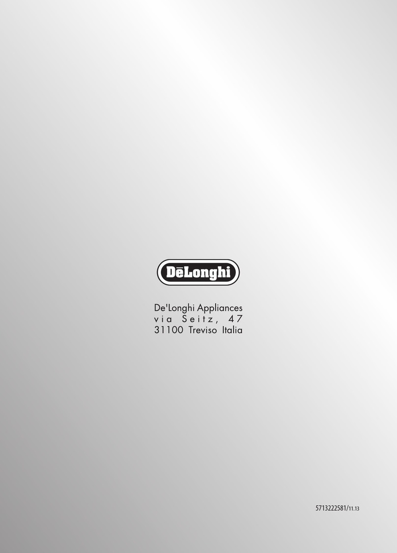 DeLonghi Magnifica ESAM03.105 User manual DeLonghi Magnifica ESAM03.105 User manual