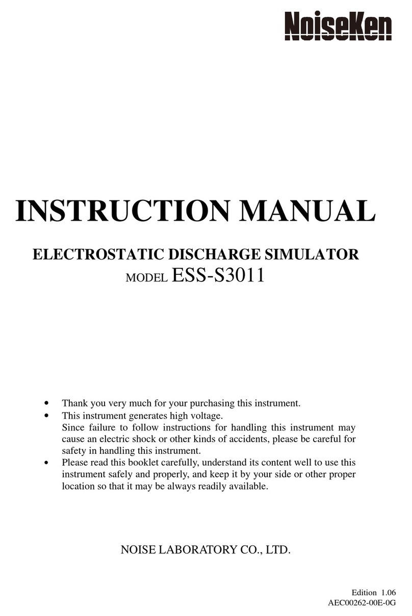 NoiseKen ESS-S3011 instruction manual
