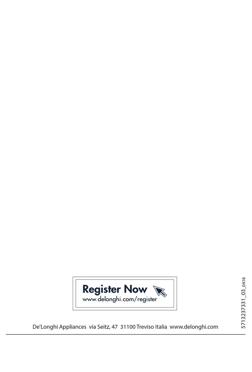 DeLonghi ICM16210.WS User manual