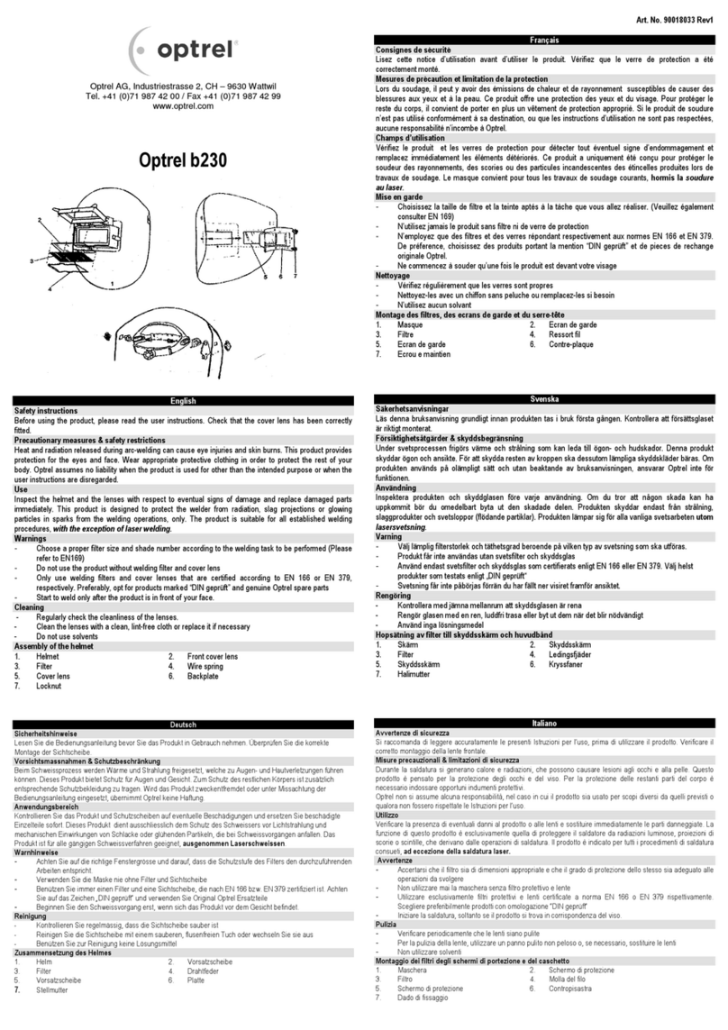 optrel b230 quick start guide